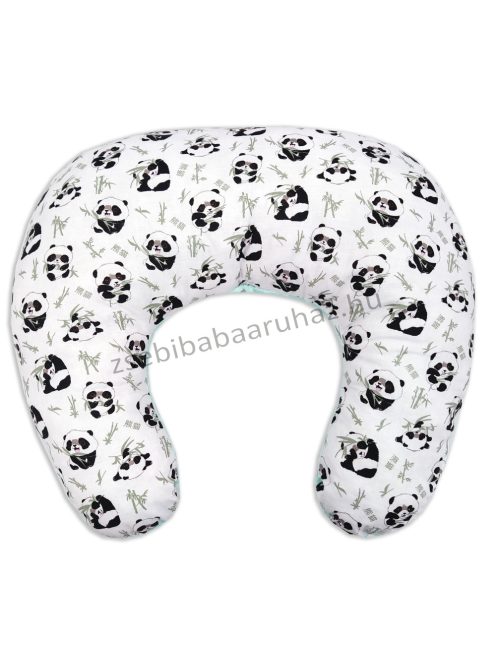 Harmony Baby Comfort kétoldalas szoptatós párna - Menta - pandák