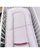 Harmony Baby XL babafészek AJÁNDÉK macipárnával - Mályva - pasztell rózsaszín