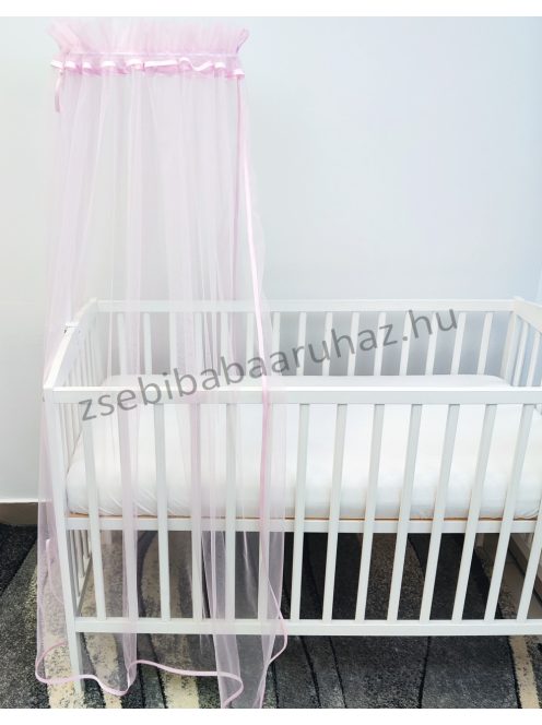Harmony Baby Exclusive baldachin függöny kiságyra - rózsaszín tüll