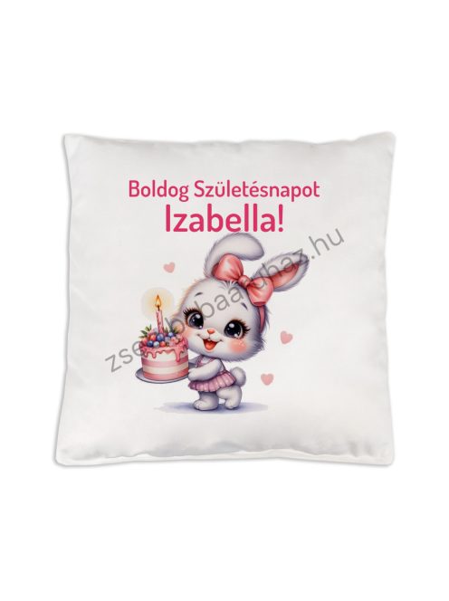 Egyedi párna névvel - Boldog Születésnapot! - 03.