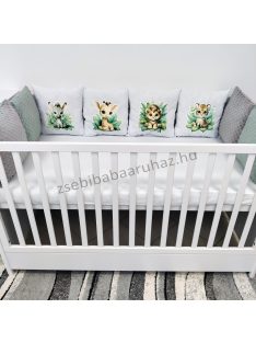   Deluxe Baby óriás mintás párnás rácsvédő 8 db-os - szavanna