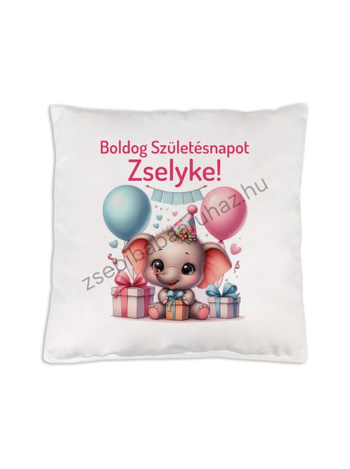 Egyedi párna névvel - Boldog Születésnapot! - 07.