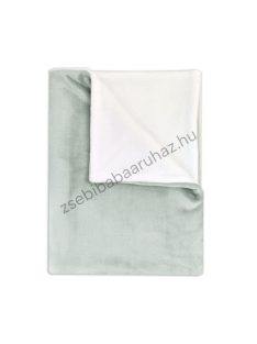    Deluxe Baby 70*90 cm-es dupla wellsoft babatakaró - zsálya - fehér