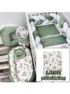   Deluxe Baby teljes babaágynemű garnitúra AJÁNDÉK pelenkázólappal – VÁLASZTHATÓ SZÍNBEN