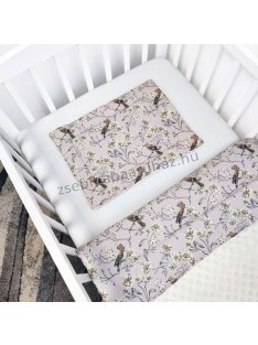   Blossom Baby 2 részes babaágynemű garnitúra - takaró + párna - Flowers Vanilla