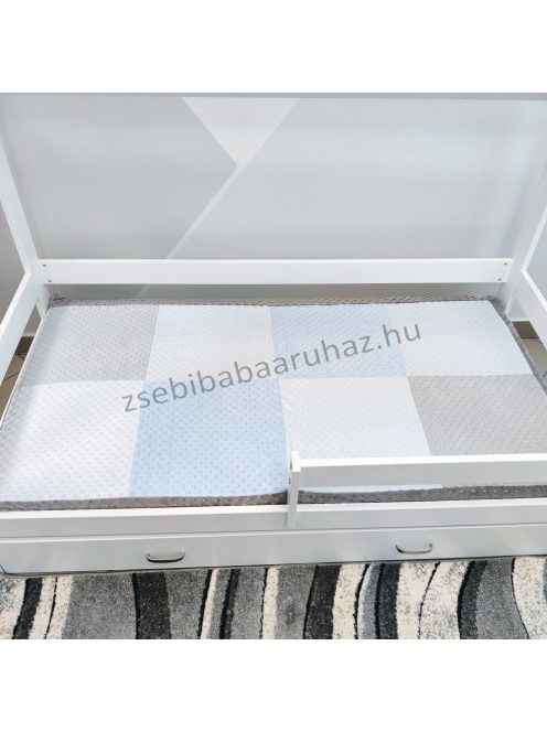  Deluxe Kids nagyméretű takaró / ágytakaró - világoskék-szürke