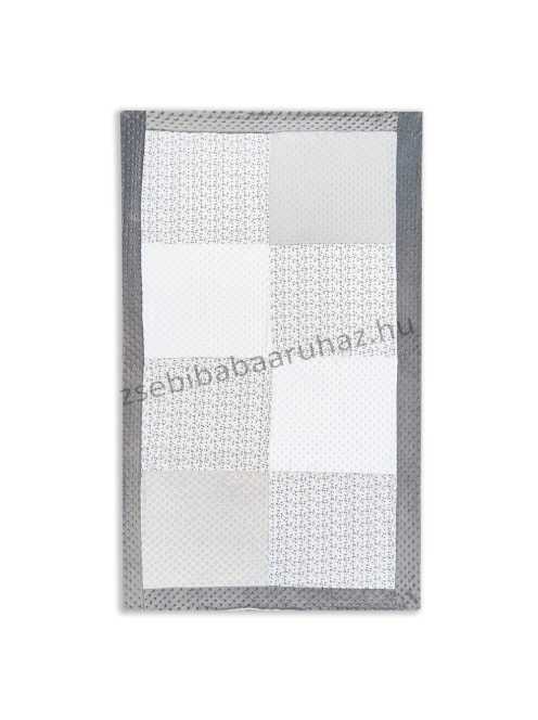  Deluxe Kids nagyméretű takaró / ágytakaró - szürke csillagos