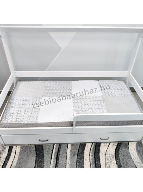  Deluxe Kids nagyméretű takaró / ágytakaró - szürke csillagos