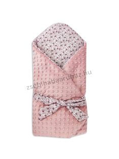   Deluxe Baby babapólya - Mályvarózsa - mályva virágocskák