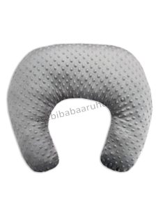 Deluxe Baby Comfort szoptatóspárna - Minky - grafitszürke