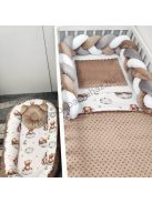 Babaágynemű garnitúra "My Happy Baby" – Nagy mackók felhőkön