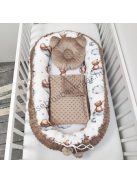 Babaágynemű garnitúra "My Happy Baby" – Nagy mackók felhőkön