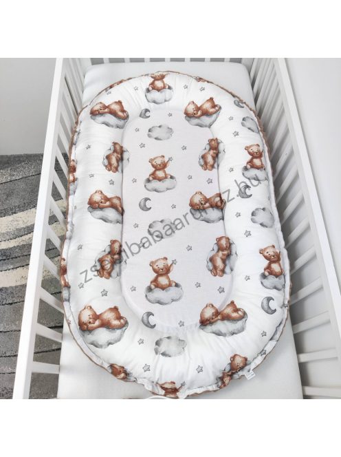 Babaágynemű garnitúra "My Happy Baby" – Nagy mackók felhőkön