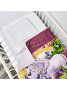 Viva Baby 2 részes babaágynemű garnitúra - takaró + párna - Unikornisok I.