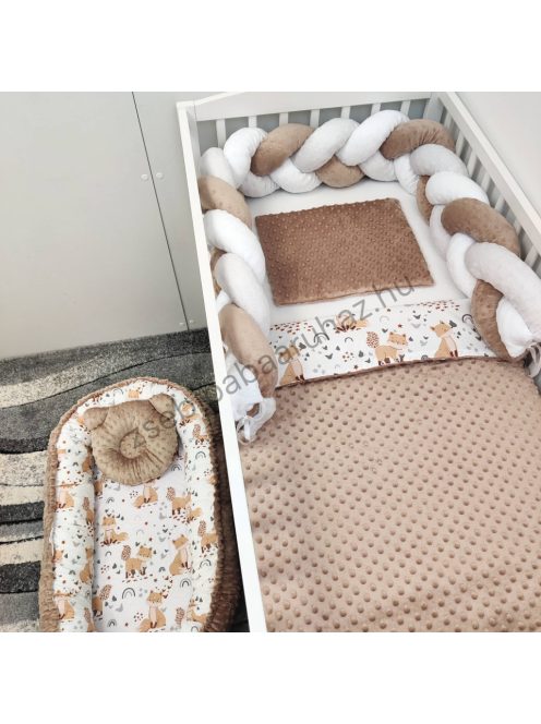 Babaágynemű garnitúra "My Happy Baby" – Róka-móka II.