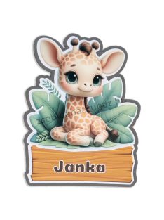 Babaszoba falidekoráció Janka névvel - KIFUTÓ