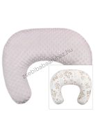 Deluxe Baby Comfort kétoldalas szoptatóspárna - világos rózsaszín - bébi erdei állatok