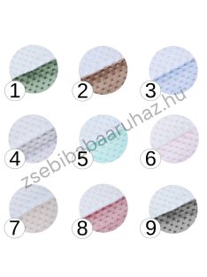   Deluxe Baby 50*70 cm-es Minky babatakaró - VÁLASZTHATÓ SZÍNBEN