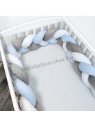 Babaágynemű - 3 részes - világoskék - űrhajók