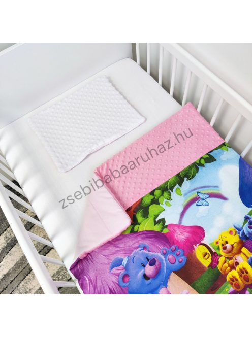 Viva Baby 2 részes babaágynemű garnitúra - takaró + párna - Vidám macik II.