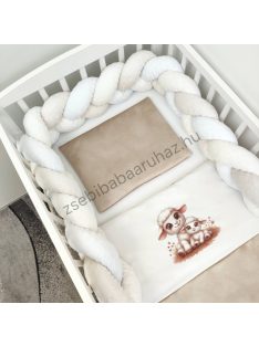 Babaágynemű - 3 részes - aranyhomok - báránykák