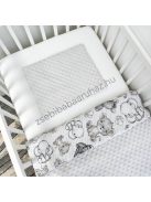 Deluxe Baby babaágynemű garnitúra babafészekkel - 5 részes - Szürke - bébi szafari