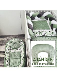   My Happy Baby babaágynemű garnitúra AJÁNDÉK baba-mama párnával – Panda banda