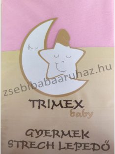 Trimex gumis pamut lepedő - rózsaszín