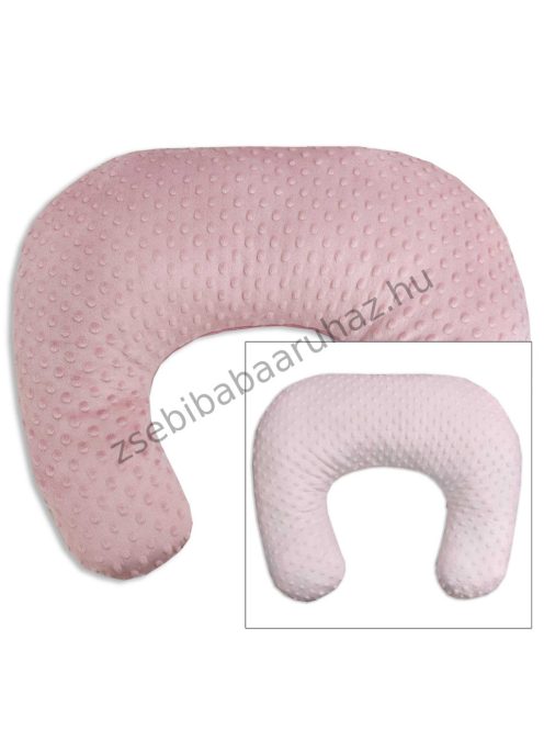 Szoptatós párna - Comfort - Minky - mályvarózsa-rózsaszín