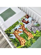 Viva Baby 2 részes babaágynemű garnitúra - takaró + párna - Safari II.