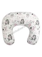 Deluxe Baby Comfort kétoldalas szoptatóspárna - világos rózsaszín - nyuszikák és macikák