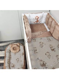 Babaágynemű - 5 részes Extra - cappuccino bébi zsiráf