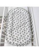 Deluxe Baby többfunkciós babafészek macipárnával - Minky sötét zsályazöld - koalák