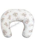 Deluxe Baby Comfort kétoldalas szoptatóspárna - cappuccino - felhőn alvó macikák