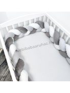 Babaágynemű - 3 részes - szürke - lufis macik