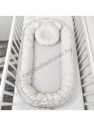 Deluxe Baby többfunkciós babafészek macipárnával - mogyoró