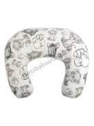 Deluxe Baby Comfort kétoldalas szoptatóspárna - szürke - bébi szafari