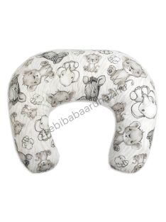   Deluxe Baby Comfort kétoldalas szoptatóspárna - szürke - bébi szafari
