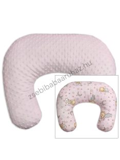   Deluxe Baby Comfort kétoldalas szoptatóspárna - világos rózsaszín - cuki macik