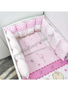 Babaágynemű rácsvédő párnával - Sweet bears