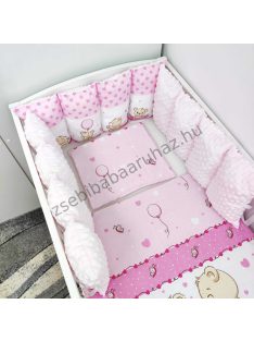 Babaágynemű rácsvédő párnával - Sweet bears