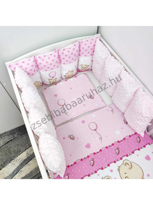 Babaágynemű rácsvédő párnával - Sweet bears