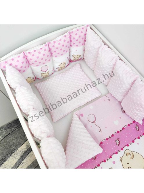 Babaágynemű rácsvédő párnával - Sweet bears