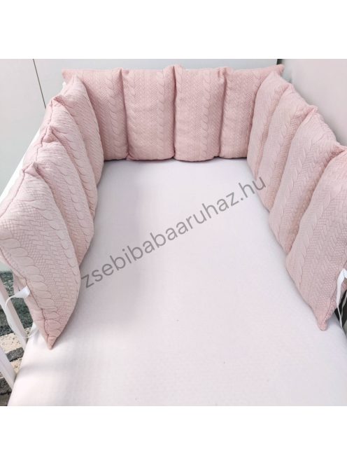 Deluxe Baby Extra párnás rácsvédő - Limitált széria - pasztell mályva