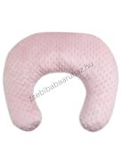 Deluxe Baby Comfort szoptatóspárna - Minky - mályvarózsa - egérkék virágokkal