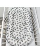 Deluxe Baby többfunkciós babafészek - zöld bársony - koalák