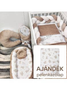   Deluxe Baby teljes babaágynemű garnitúra AJÁNDÉK pelenkázólappal – VÁLASZTHATÓ SZÍNBEN