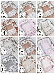   Deluxe Baby teljes babaágynemű garnitúra AJÁNDÉK pelenkázólappal – VÁLASZTHATÓ SZÍNBEN