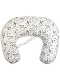  Deluxe Baby Comfort kétoldalas szoptatóspárna - világos rózsaszín - unikornis