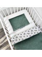 Deluxe Baby 2 részes babaágynemű garnitúra - takaró + párna - zöld bársony - koalák